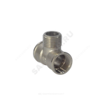 Тройник латунь никель Ду 15 (1/2") ВР/НР/ВР SantechSystems