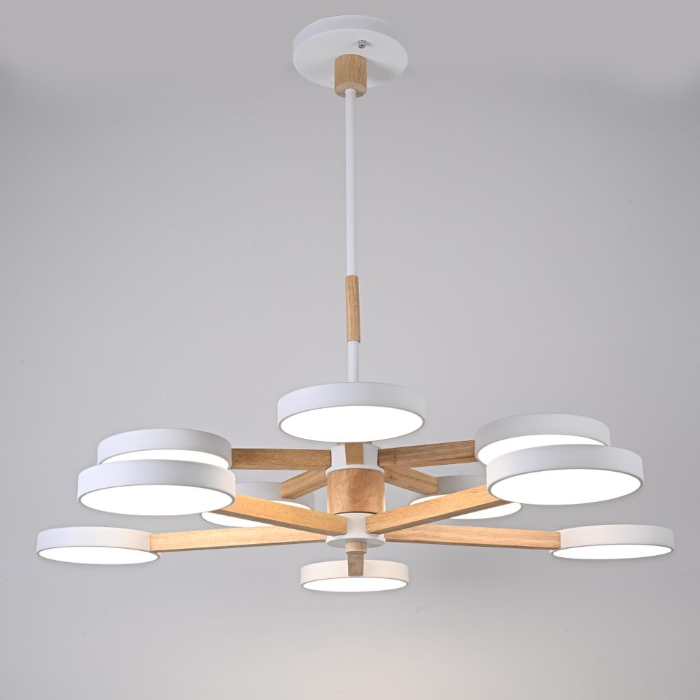 Люстра на штанге TURNA DBL L10 White