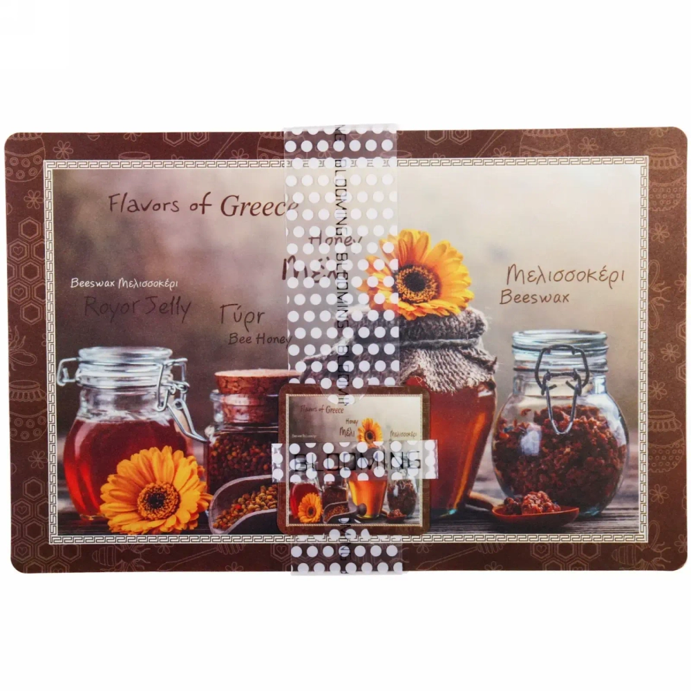 Салфетка на стол 43*28см в наборе 6+6шт «Специи»