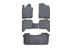 Коврики в салон для INFINITI QX56 2004-, 5 шт. (полиуретан, серые) NLC.76.02.211