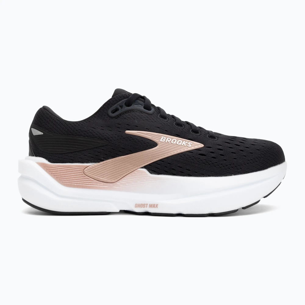 Женские Кроссовки для бега Brooks Ghost Max 3 black/black/rose gold
