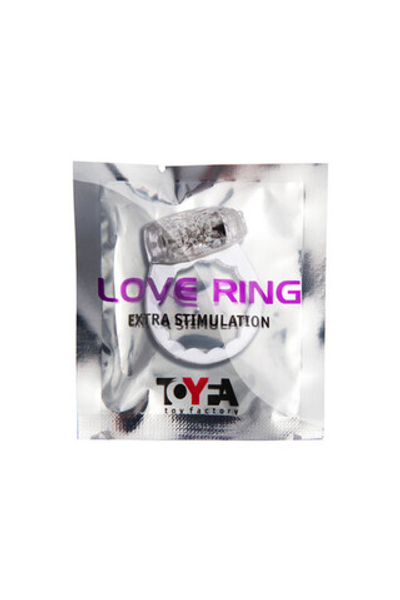 Стимулирующее виброкольцо тонкое Vibrating Ring (Цвет: прозрачный с розовым)