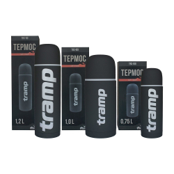 Tramp Термос Soft Touch 0.75 л, TRC-108, серый