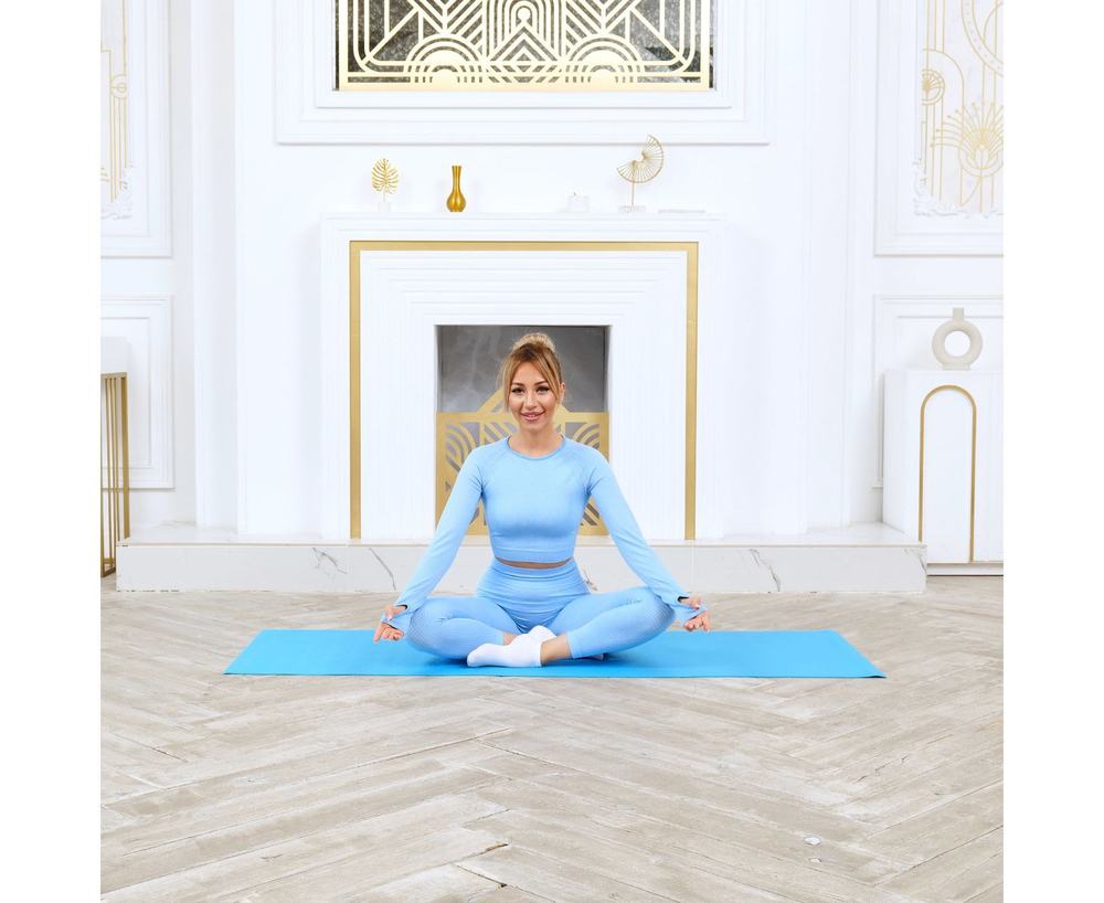 Коврик для фитнеса и йоги DFC Yoga 173x61x0,3 см