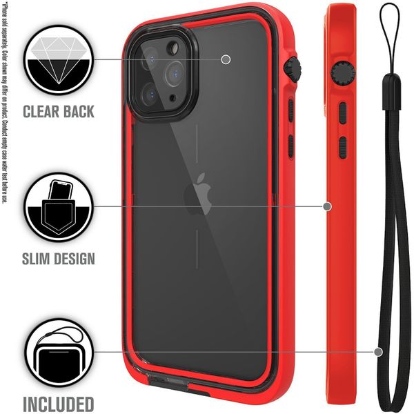 Водонепроницаемый чехол Catalyst Waterproof Case для iPhone 11 Pro красный (Red)