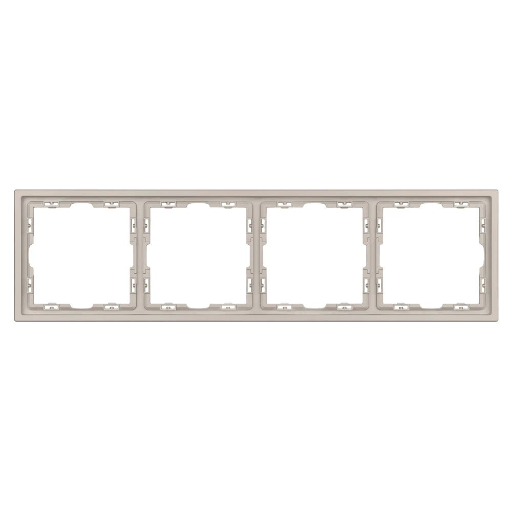 Рамка пластиковая FRM-NOBE-SFPL-4-CA (Arlight, Кашемир) 059460