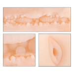 Телесный реалистичный мастурбатор-вагина Сима-Ленд Оки-Чпоки Yoni Vagina 9916245