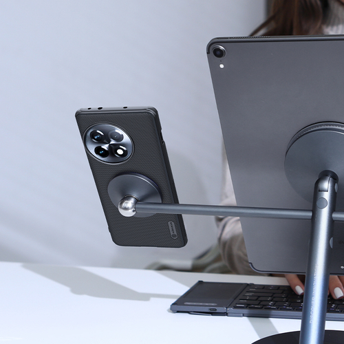 Чехол усиленный от Nillkin c встроенным магнитом для OnePlus Ace 2 Pro, серия Super Frosted Shield Pro Magnetic Case