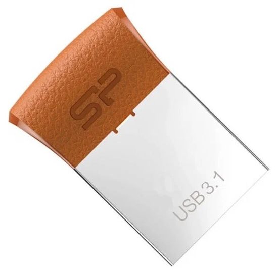 Флешка USB Flash накопитель 32Gb Silicon Power Jewel J35 Brown
