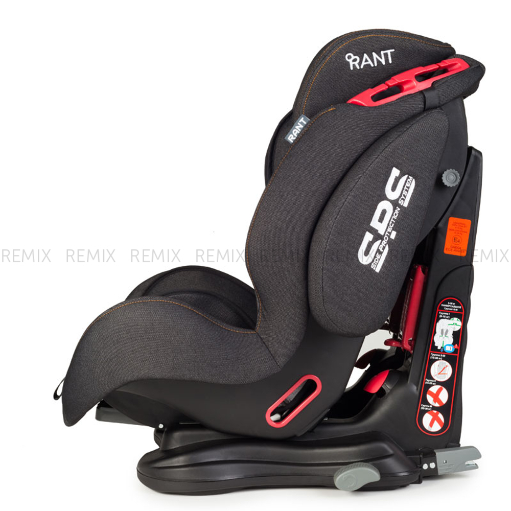 Автокресло "THUNDER" Ultra isofix SPS группа 1-2-3  (9-36 кг) black jeans