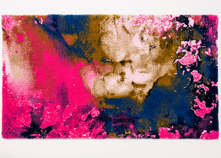 Коврик 70х120 Abyss & Habidecor Баккара 570 розово-синий