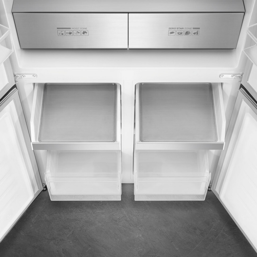 Отдельностоящий 4-х дверный холодильник Side-by-Side Smeg FQI60KD