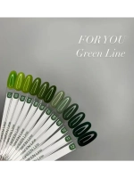 FOR YOU Гель лак набор Green Line из 12 шт