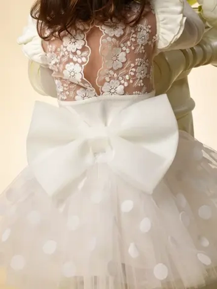 Юбка-пачка в горох