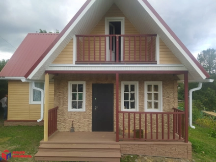 БЛОКХАУС ЛЮКС Двухпереломный малый Каштан ВН-03 3000х226 мм 0,68 м2