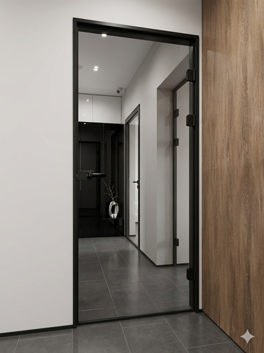 Стеклянные двери