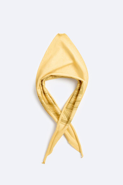 ZARA ПЛАТОК С ЭФФЕКТОМ ПОТЕРТОСТИ PINK FLOYD THE WALL ©, СВЕТЛО-ЖЕЛТЫЙ