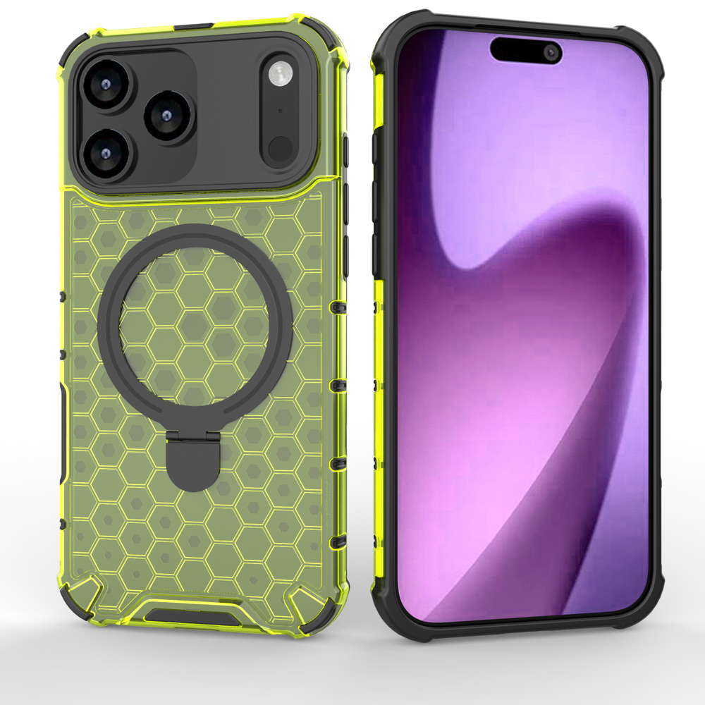 Прозрачный чехол Honeycomb Stand Case для iPhone 17 Pro Max