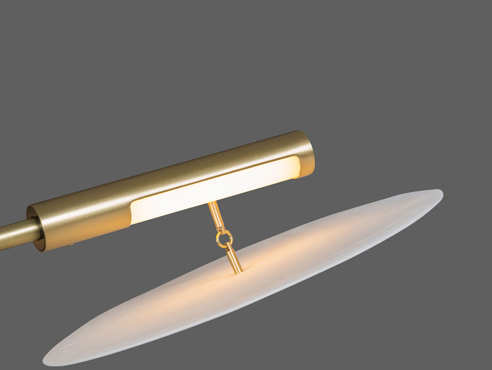 Ceiling design lamp  Branching Discs by Lindsey Adelman (9 lampshades,  Black)