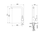 Смеситель для кухни AQUATEK AQ1380CR ЕВРОПА