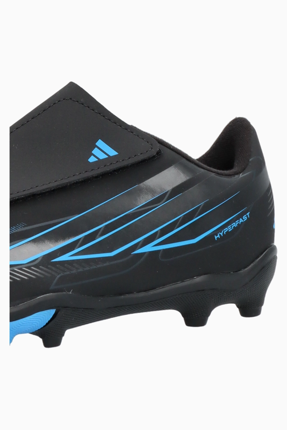 Бутсы adidas F50 Club Hyperfast Velcro FG/MG Junior - черный
