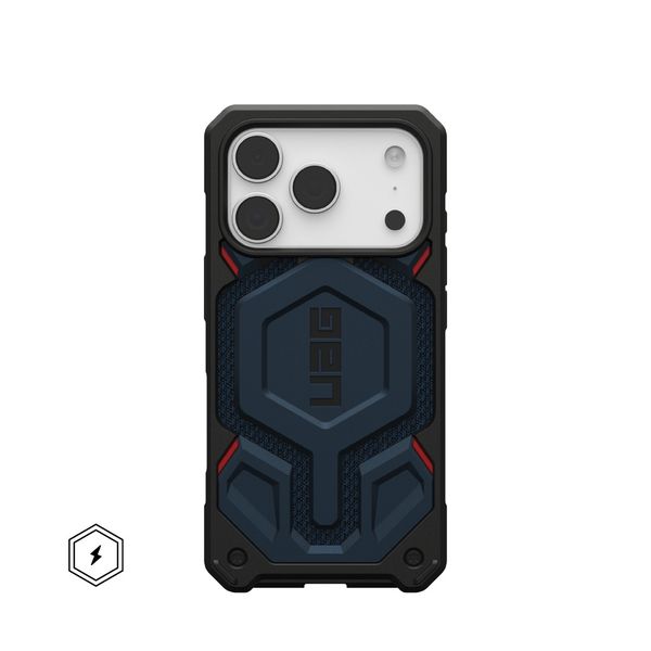 Чехол Uag Monarch Pro Case для iPhone 17 Pro, Синий | Kevlar Mallard
