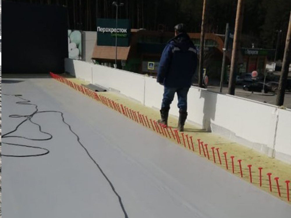 Поставка и монтаж кровли из ПВХ мембраны Торгово-выставочный павильон