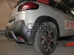Фаркоп оцинкованный Galia C073C для Citroen C3 Aircross 2018-(паспорт и сертификат в комплекте)(без электрики)