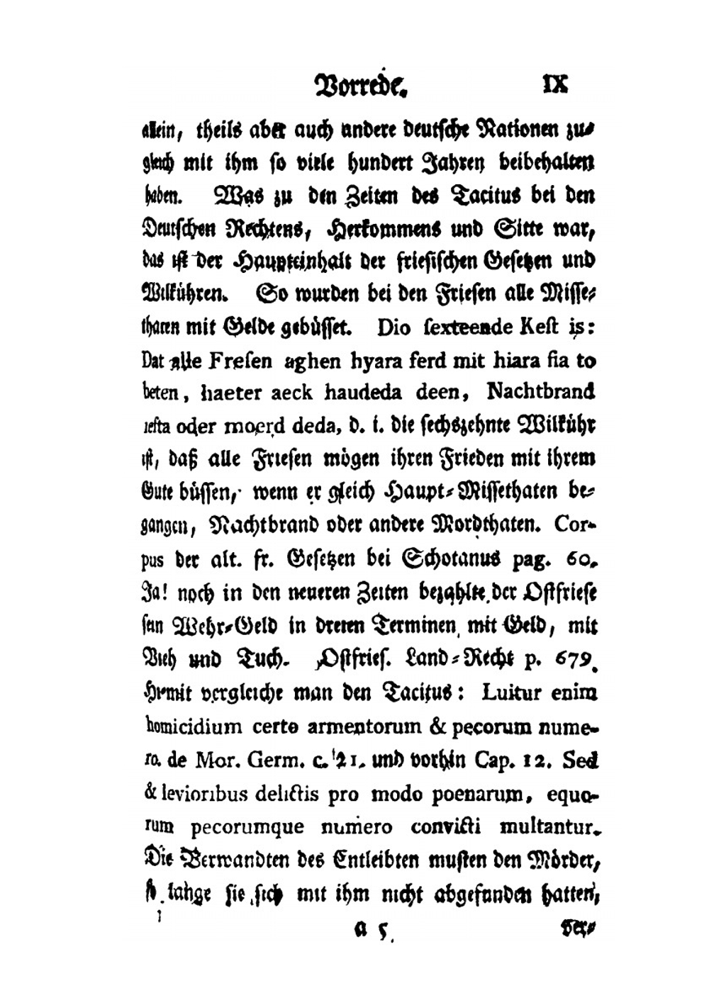 Alt friesisches Wörterbuch | T.D. Wiarda