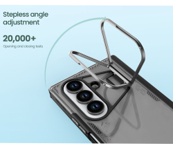 Чехол тонированный от Nillkin с металлической откидной крышкой для камеры на Samsung Galaxy Fold 7, серия Iceblade Prop Case
