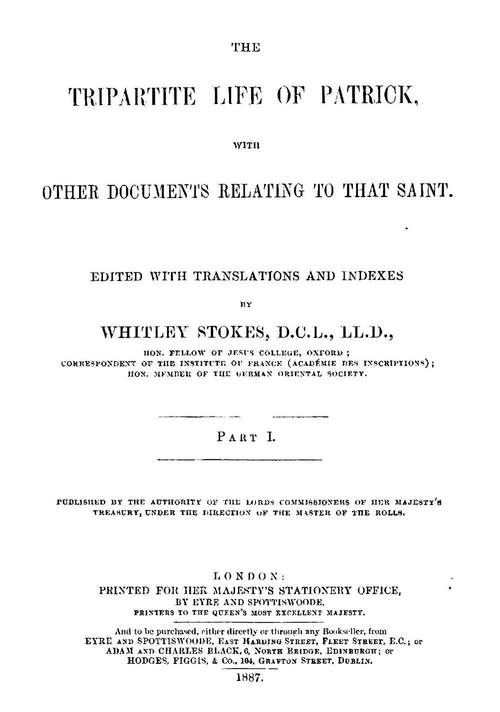 The Tripartite life of Patrick | Saint Patrick