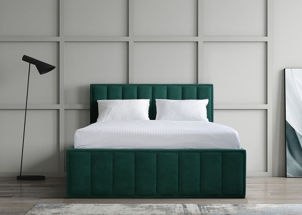 Кровать Лана (М) 1,6 (Зелёный Софт), ДСВ-Мебель, г. Пенза