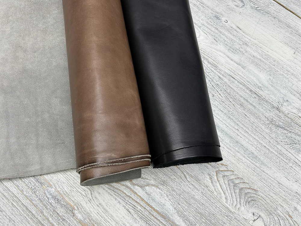 Лот Ecopell Black+Cacao (1,1-1,3 мм), натуральная кожа