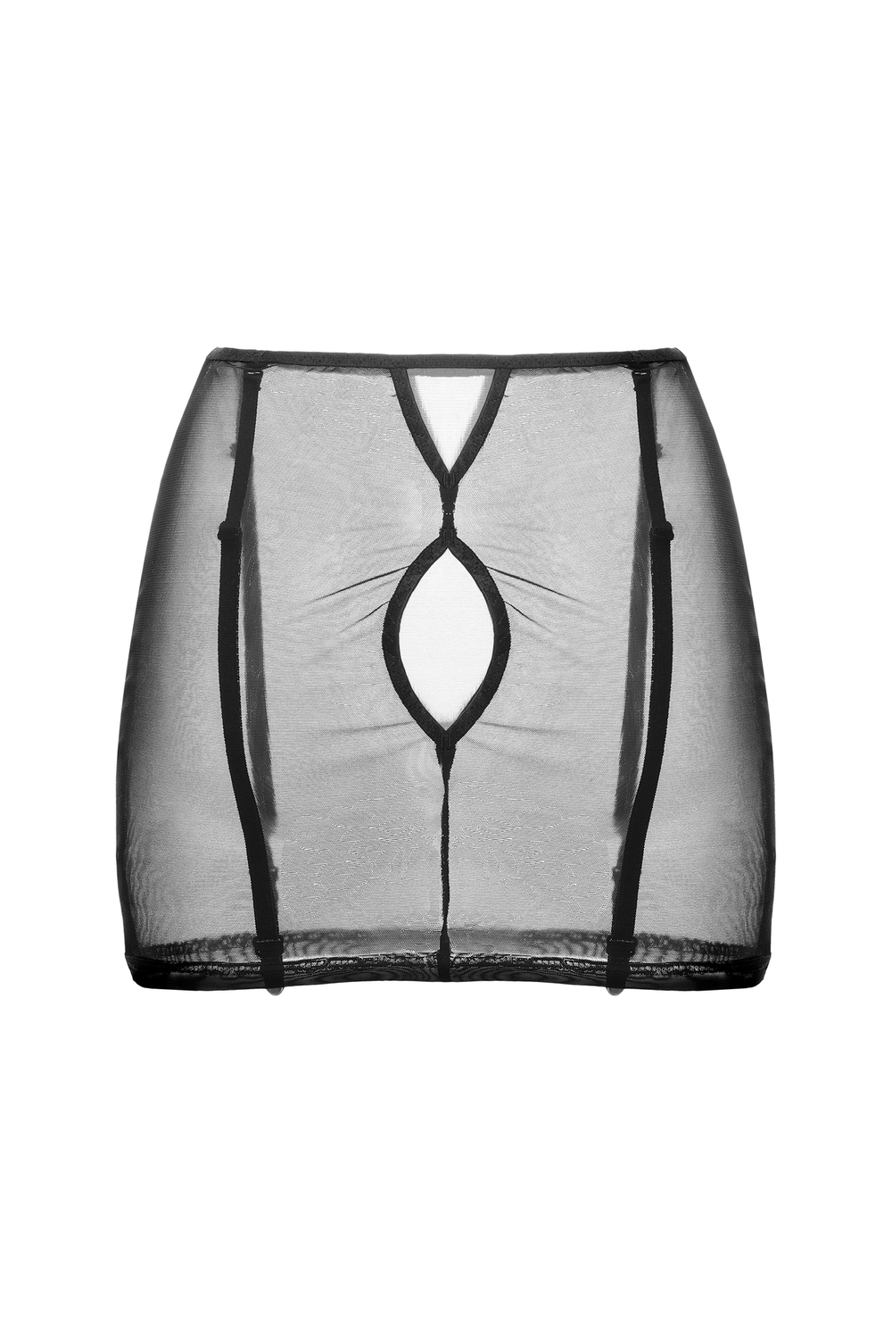 Юбка-пояс для чулок Waname Subtlety черная 42-44