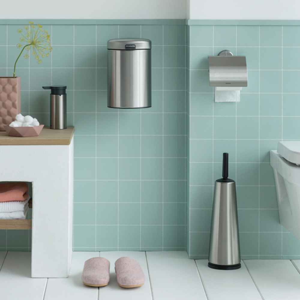 Мусорный бак настенный newIcon 3л Brabantia Стальной матовый