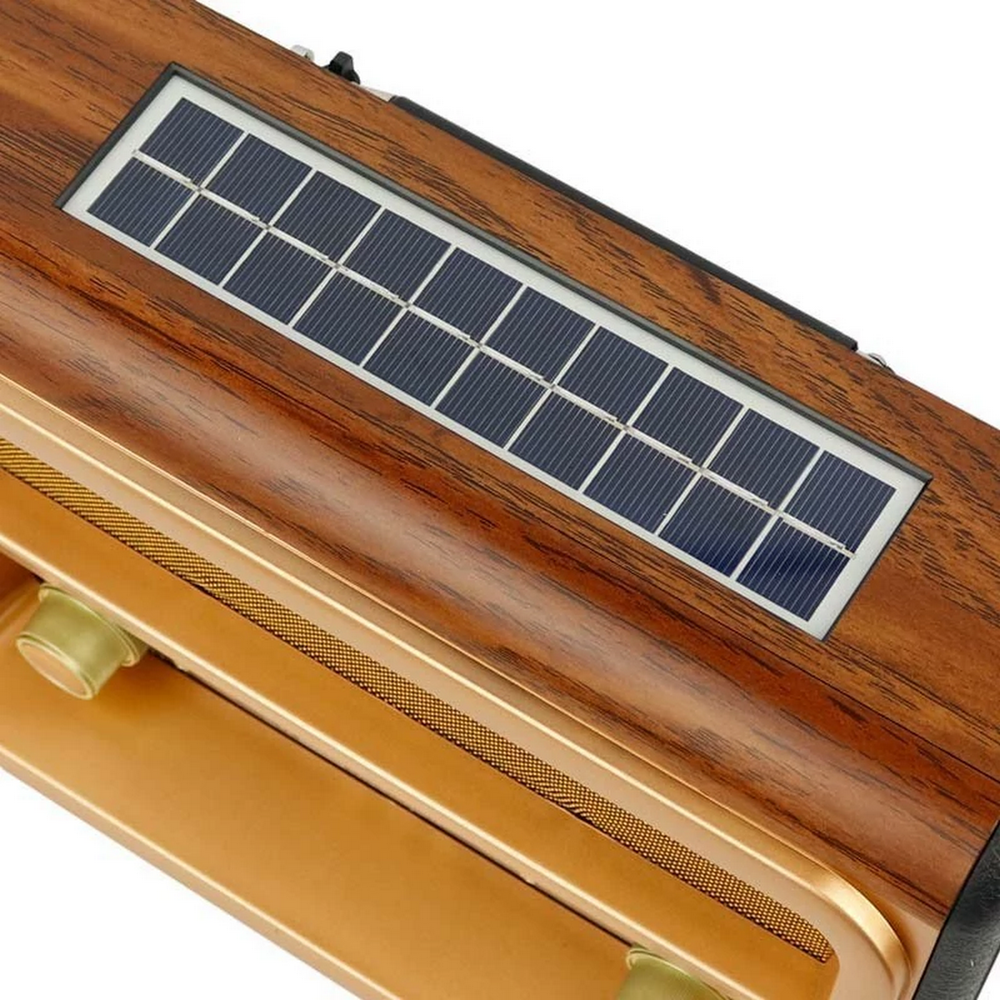 Радиоприемник в стиле ретро MP3/BT/TWS+Solar panel RX-BT88SQ