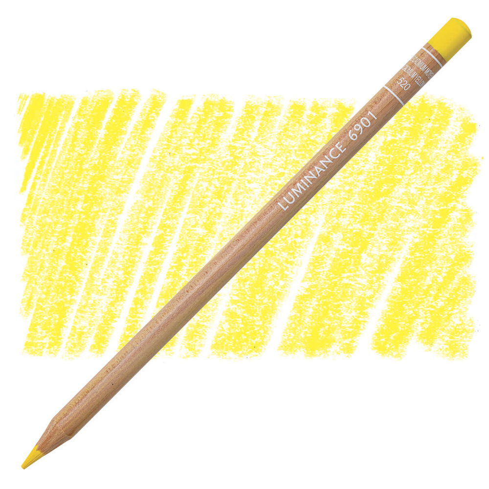 Caran d'Ache Luminance 6901. 520 Cadmium Yellow