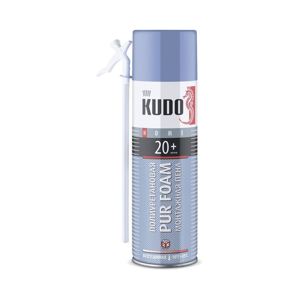 Бытовая монтажная пена Kudo Home 20+, всесезонная, 650 мл