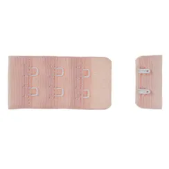 Застежка с крючками персик 2 ряда (цв. 81), 28*55 мм