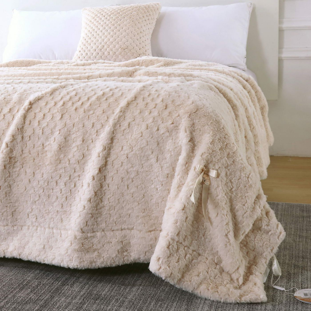 Плед 160х220 Sofi De MarkO Аврил кремовый