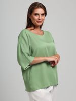 Блузка Летний драйв-2 Виотекс ЗЕЛЁНЫЙ