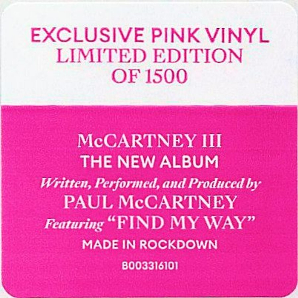 Paul McCartney / McCartney III (Limited Edition) (Coloured Vinyl)(LP)