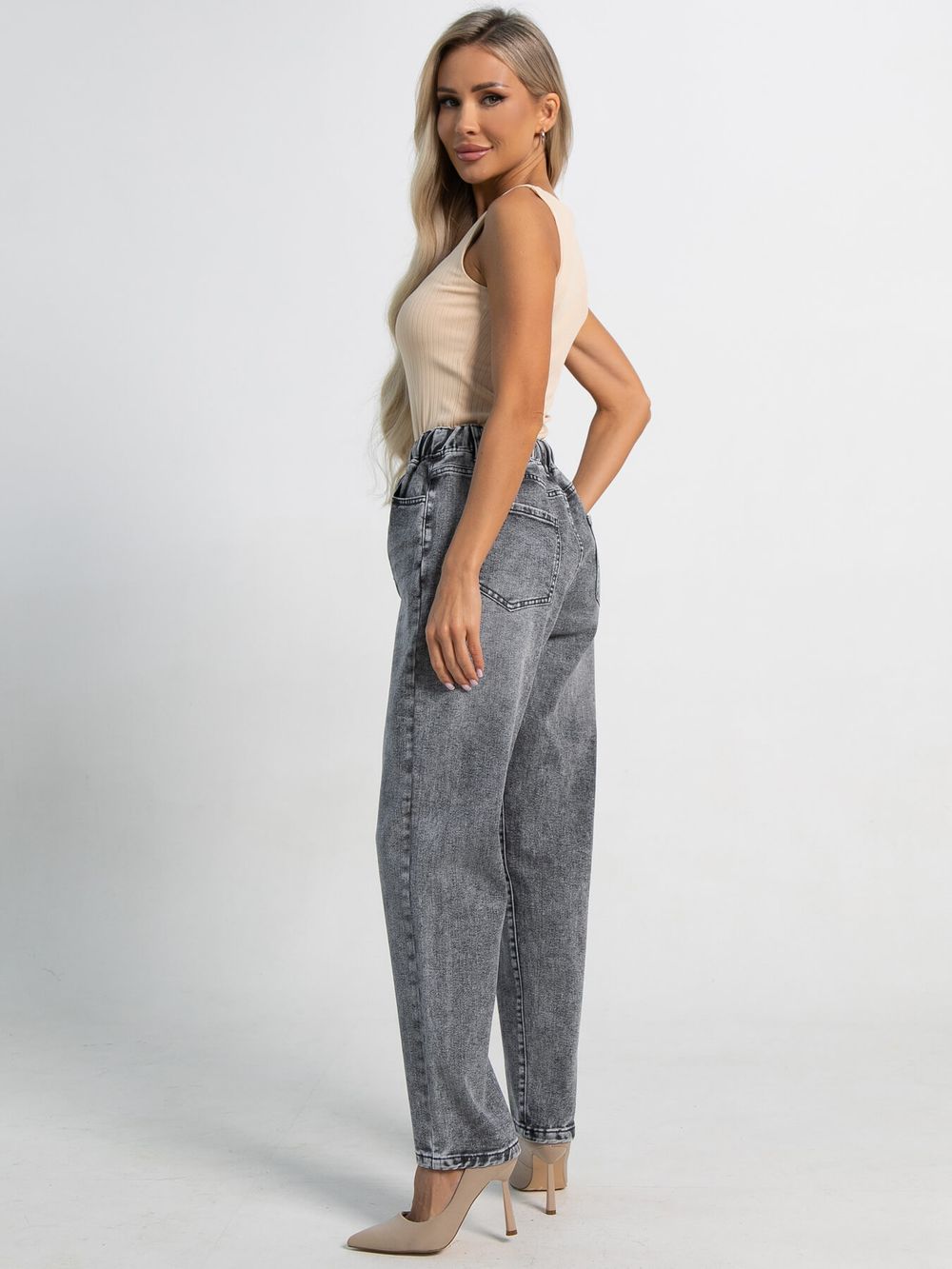 Джинсы Сайла (серые) Б15415-4М LT Collection