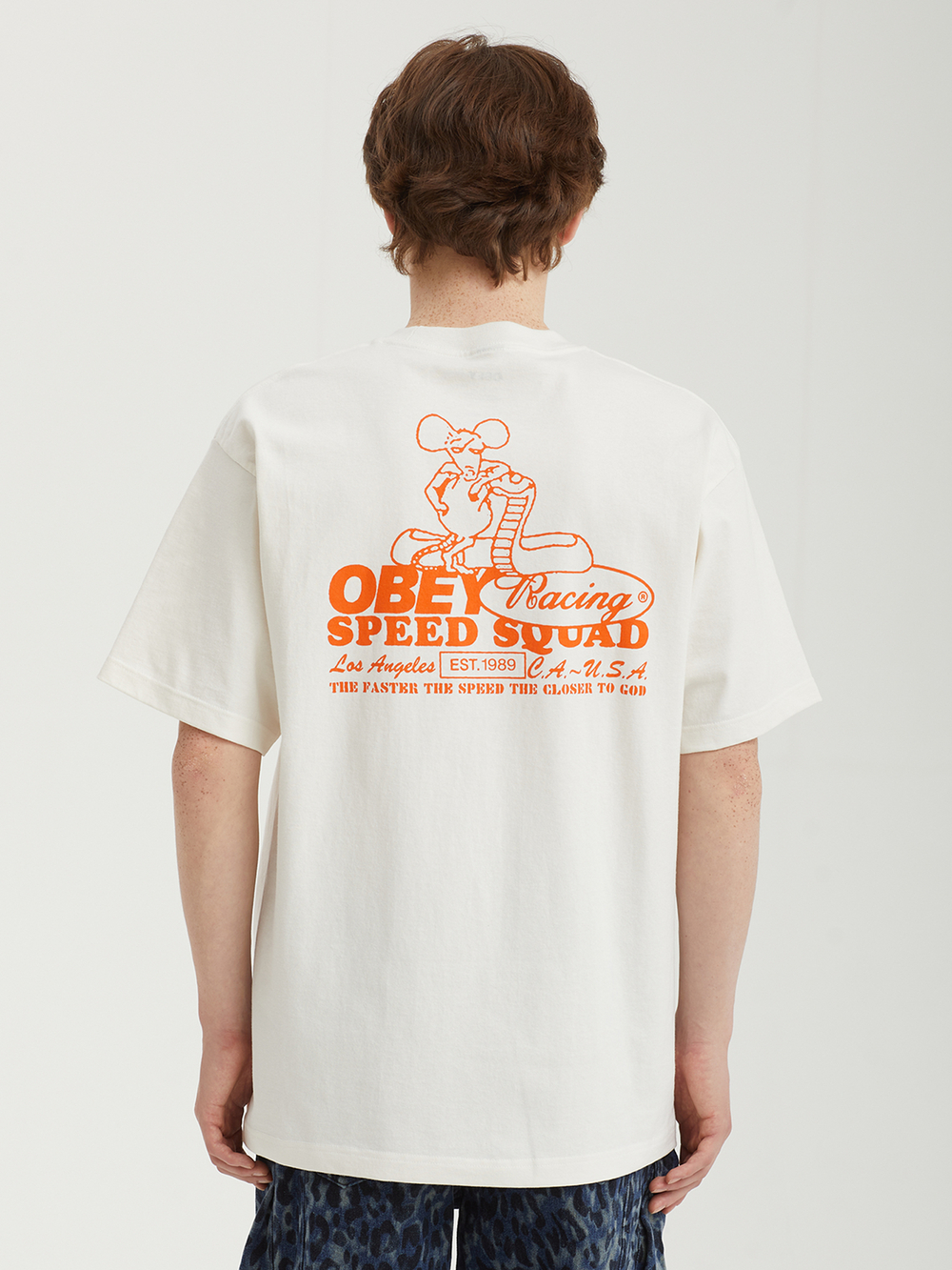 Мужская Футболка Obey Speed Squad