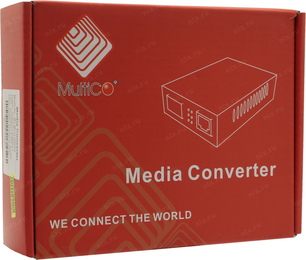 Конвертер MultiCo &lt;MY-MC1110SFP2&gt; 1000Base-T to SFP Media Converter (2UTP, 1SFP)