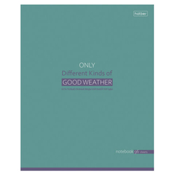 Тетрадь А5 96л. HATBER скоба, клетка, Soft-touch ламинация, Посмотри с другой стороны (микс), 090563