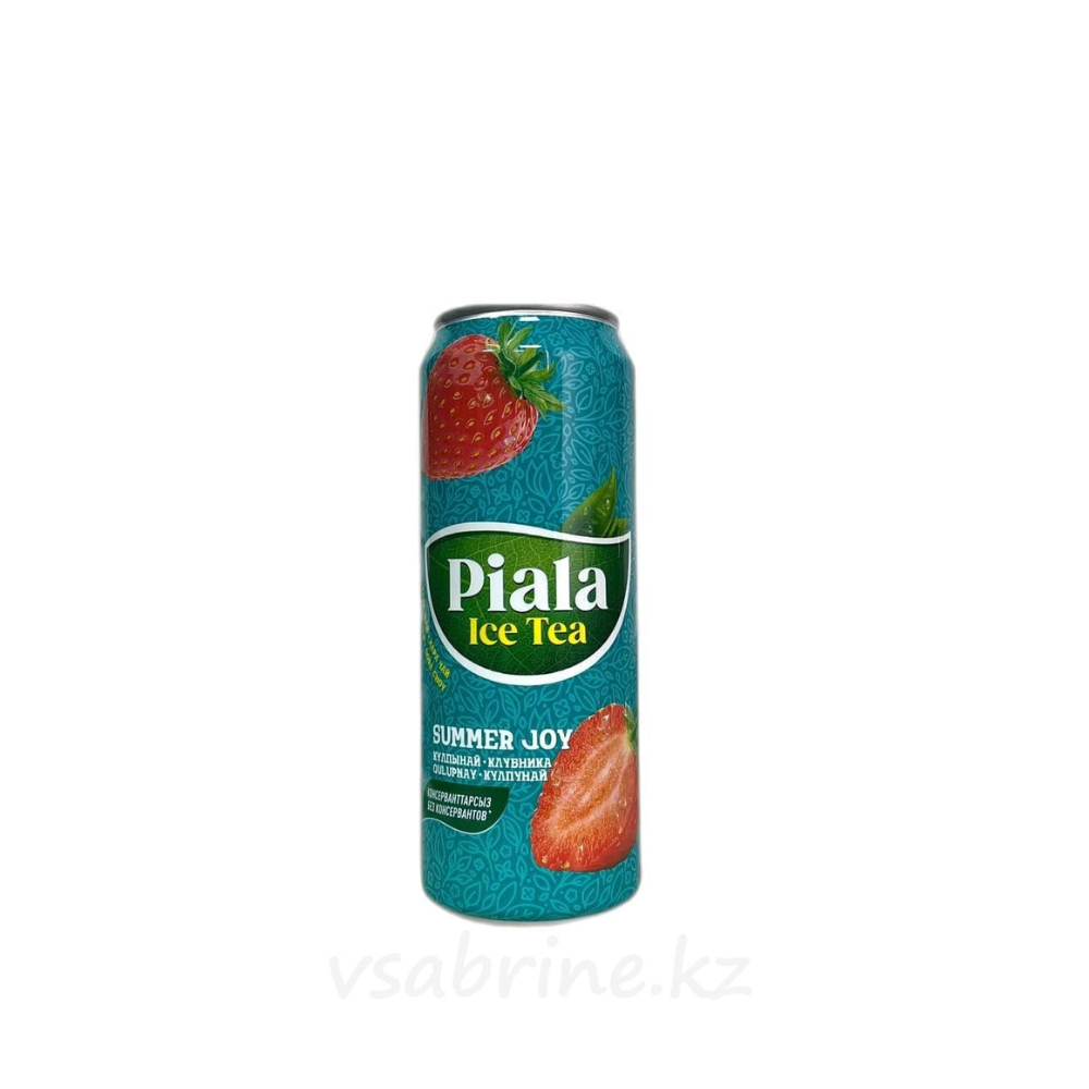 Чай холодный PialaIce клубника 0,45 л ж/б