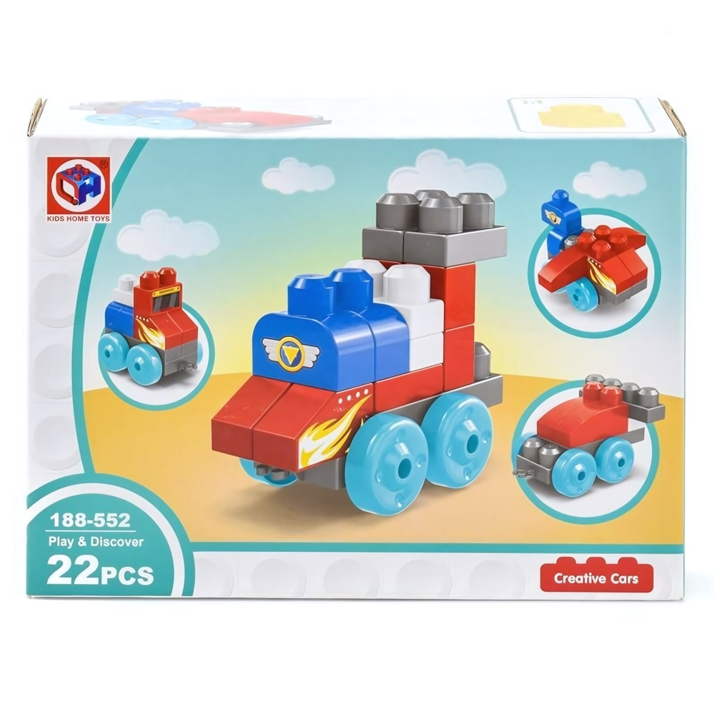 Конструктор детский 22эл., коробка 188-552