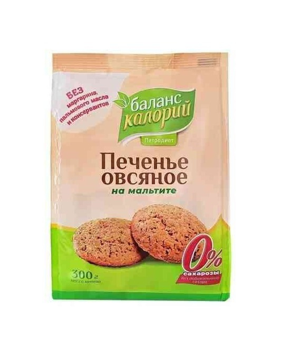 Печенье овсяное на мальтите. «Баланс калорий»