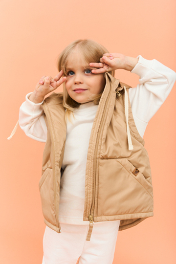 Демисезонный жилет (бронза)